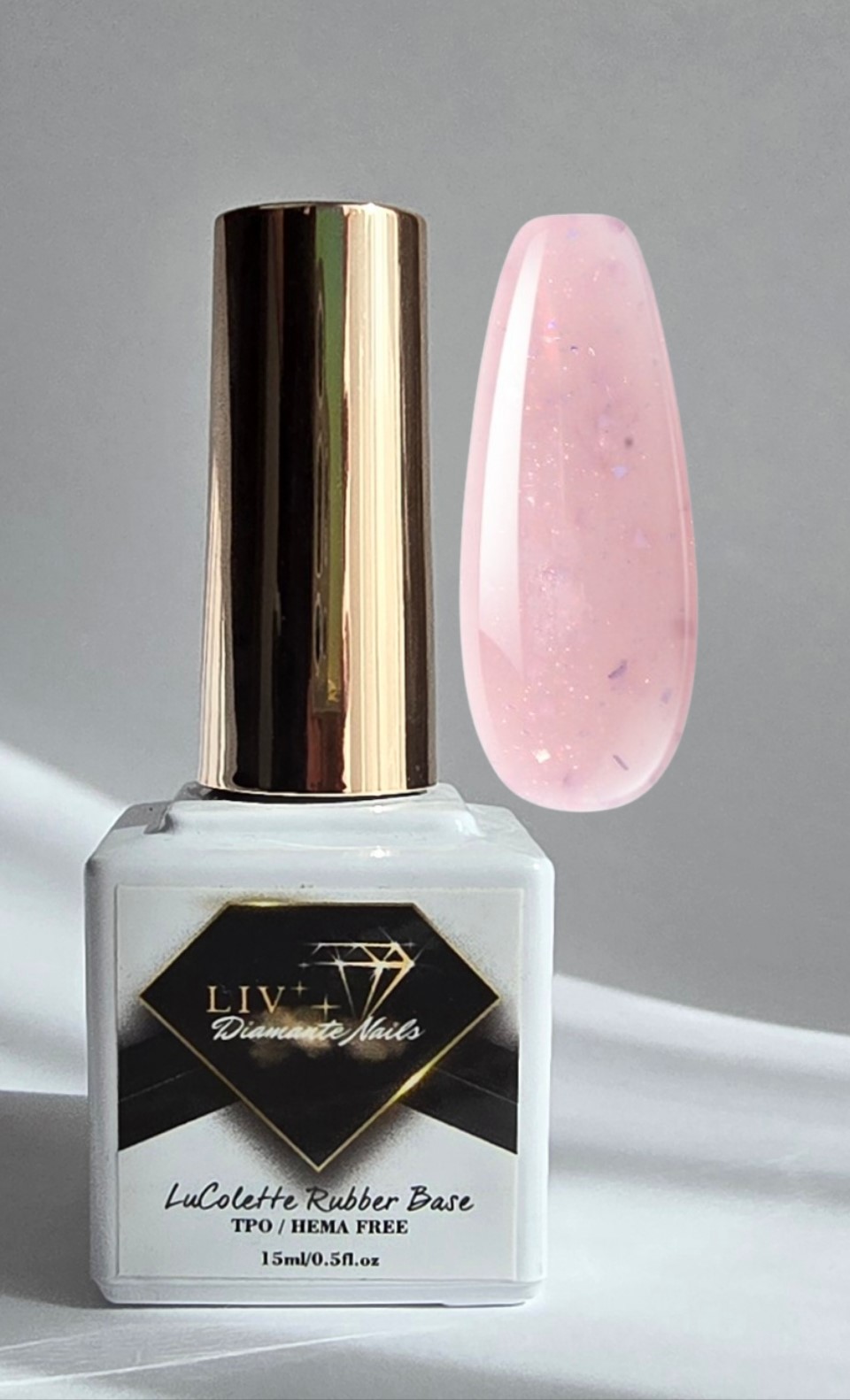 LuColette Rubber Base Gel 020 - 15ml