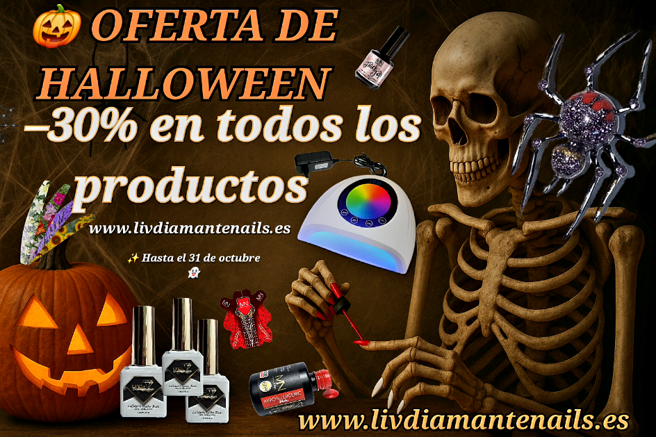 Halloween oferta Liv Diamante Nails